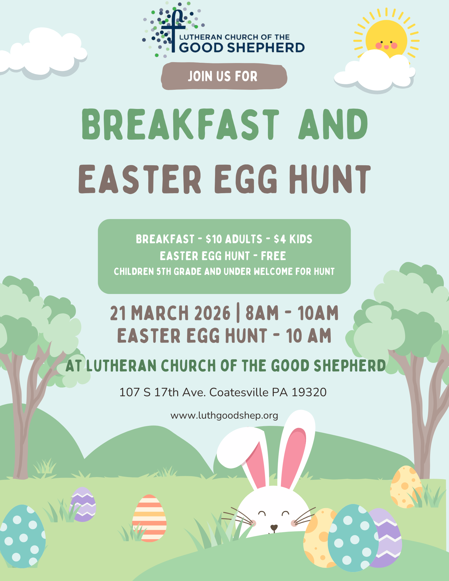 Breakfast and Easter Egg Hunt