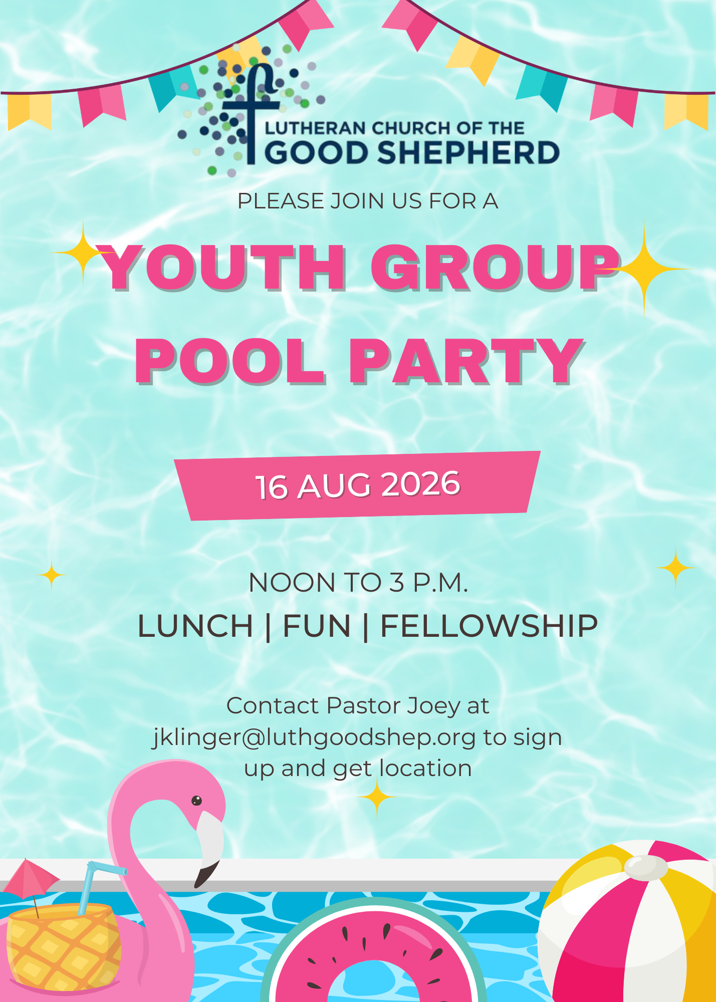 Youth Group Pool Party