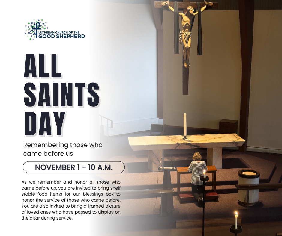 All Saints Sunday and Appeal