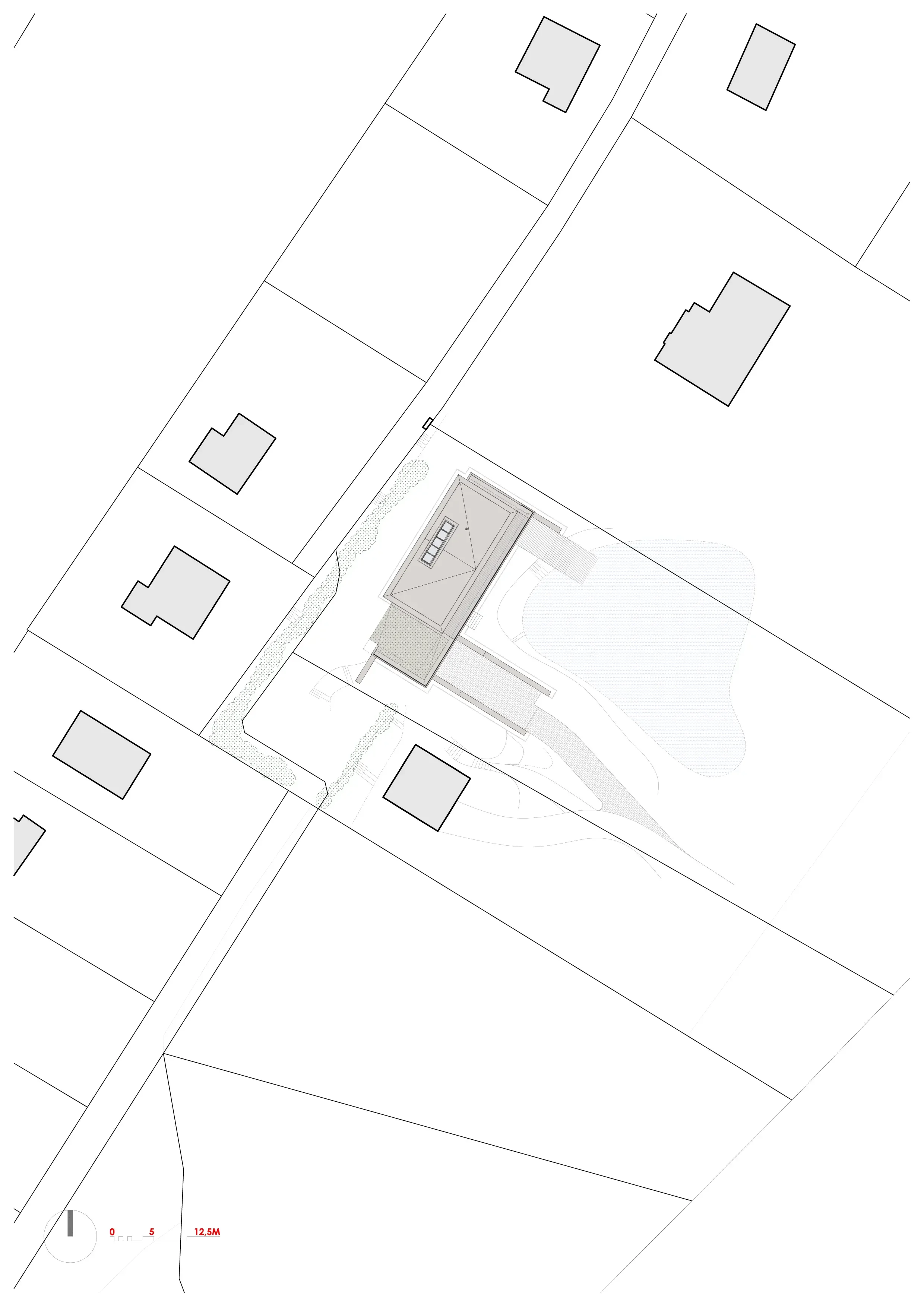 Vila Srbin_vykresy_01_Situace.webp
