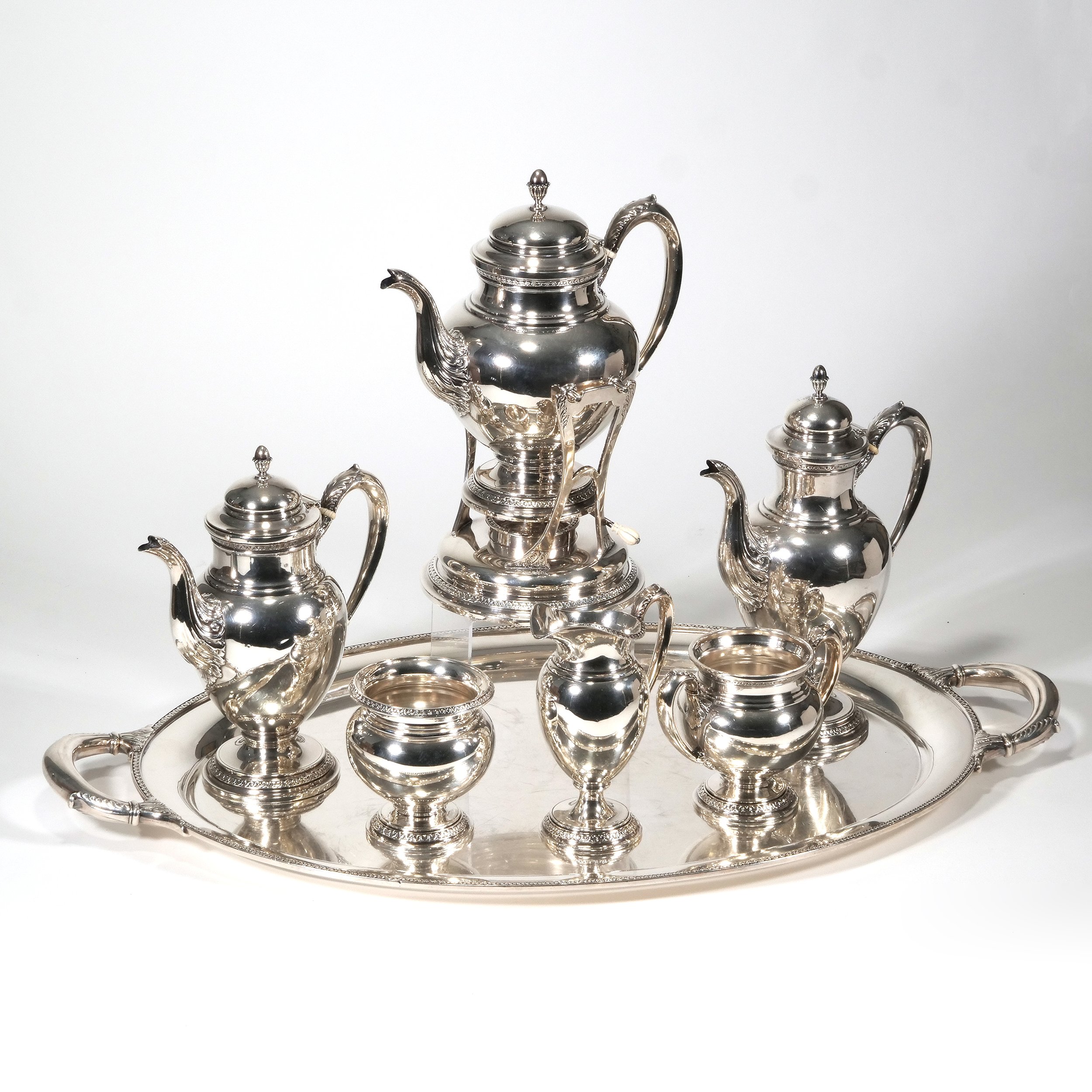 Gorham Sterling Tea & Coffee Service, c. 1917  $6,000 