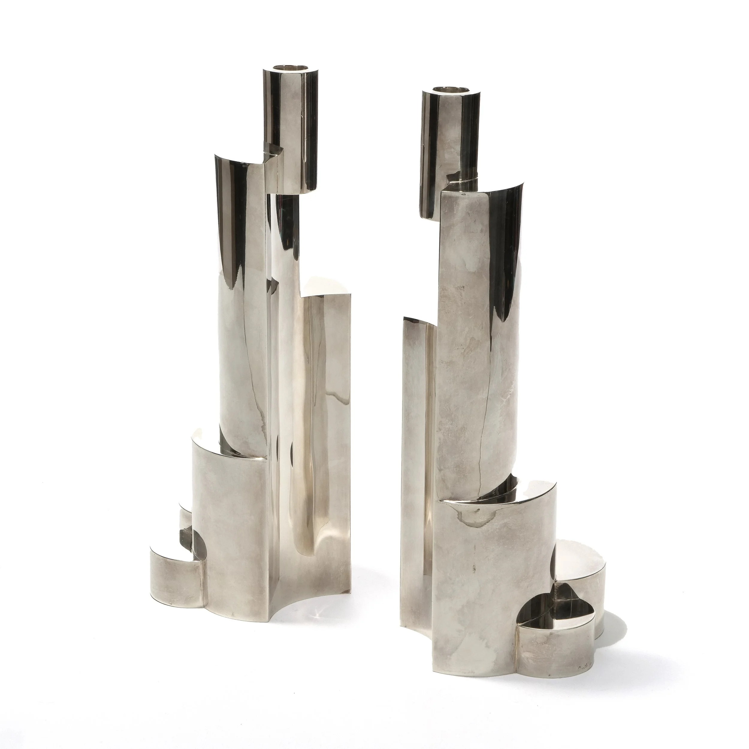 Pair Damian Garrido Sterling Silver Candlesticks  $1,700 