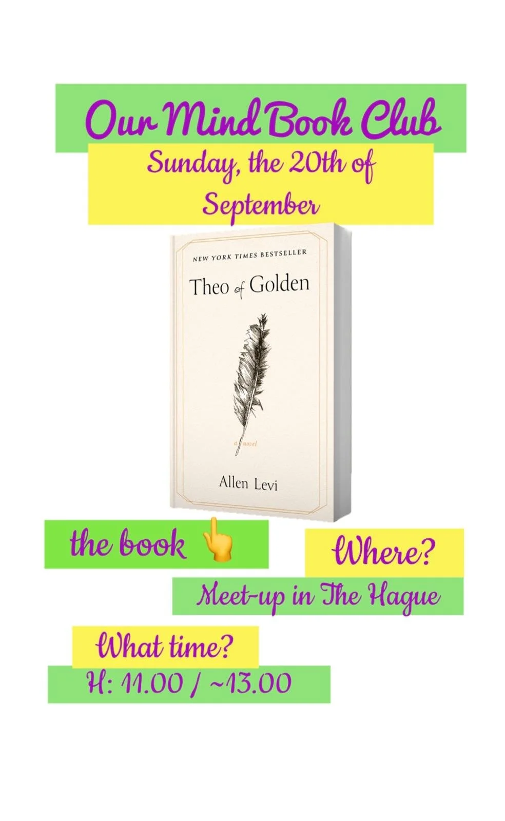 Book Club: "Theo of Golden" by Allen Levi