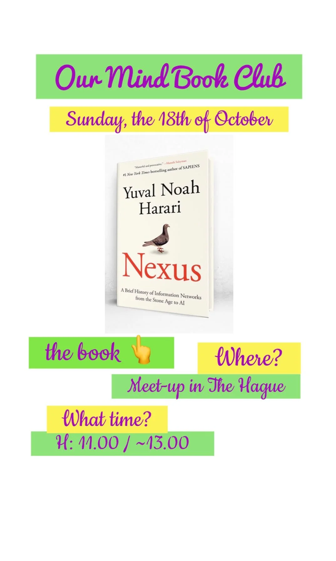 Book Club: " Nexus" by Yuval Noah Harari
