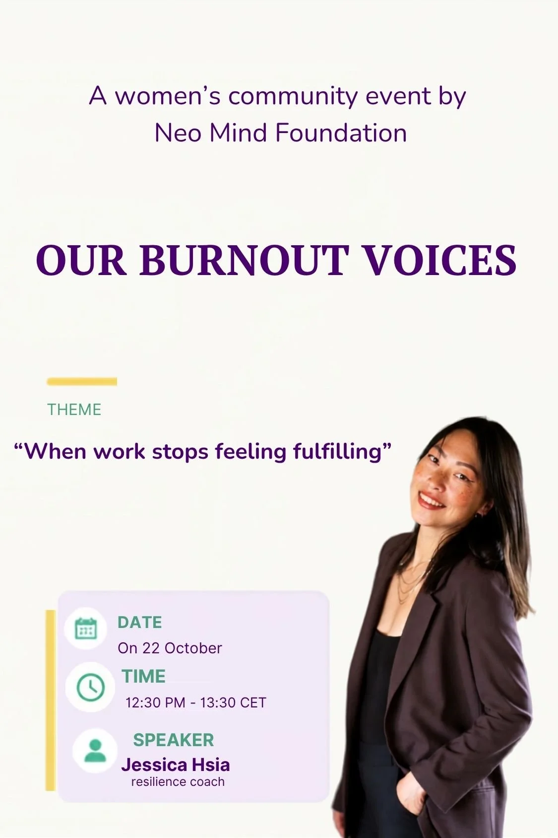 Our Burnout Voices - Specialist Session