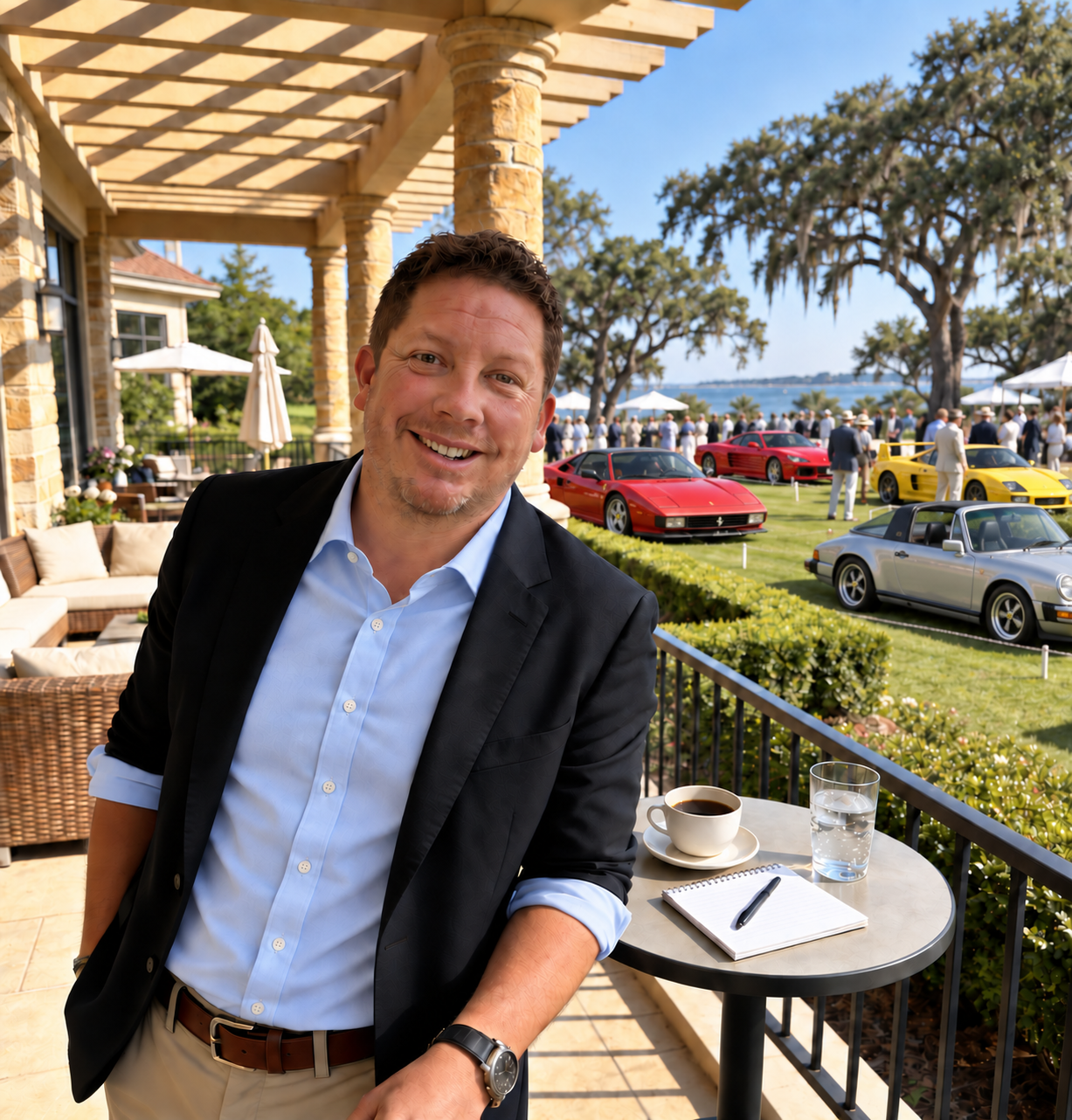 Seth Harrison, real estate agent and Amber’s husband and teammate