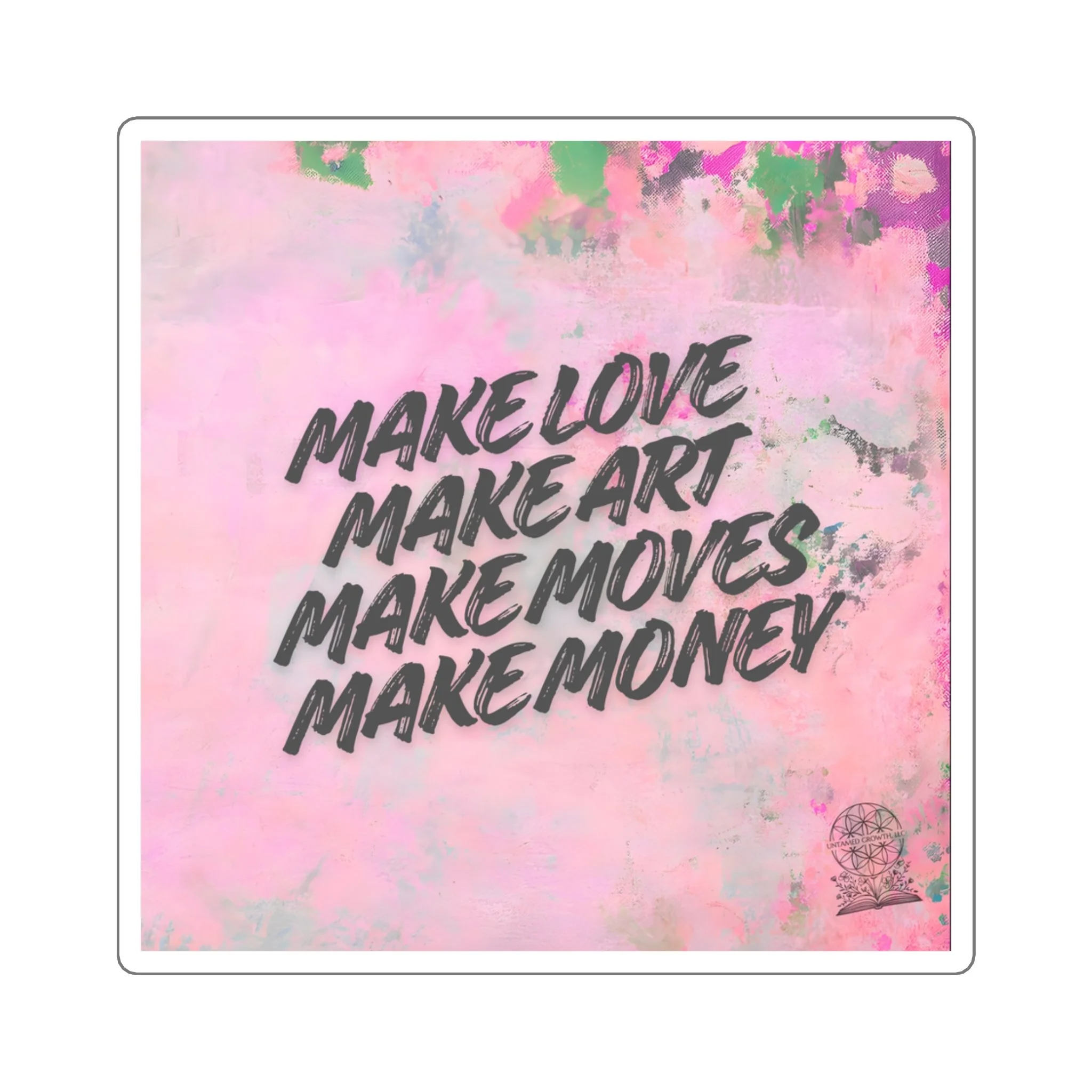 'The Maker' - Motivational Square Sticker