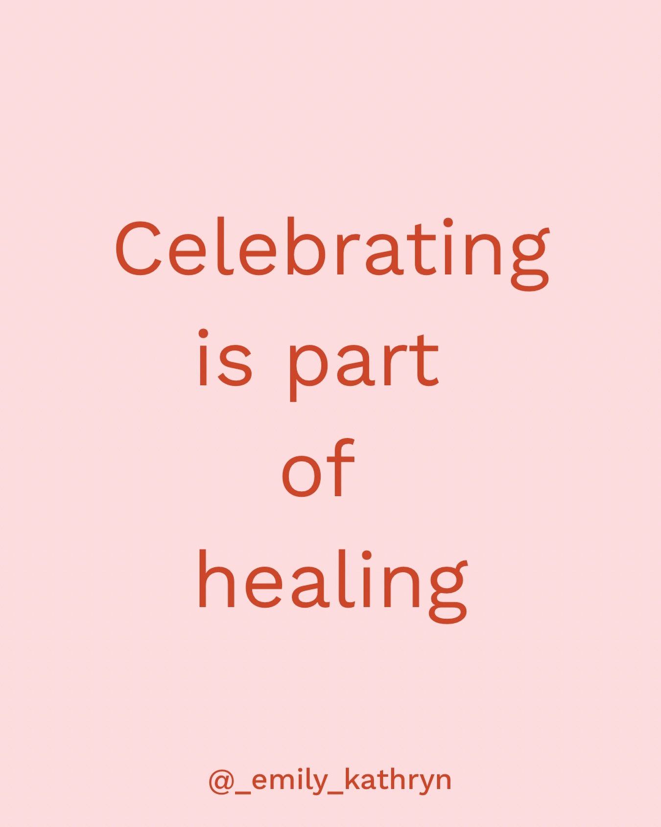 This doesn&rsquo;t get talked about enough&hellip;

Celebrating is part of healing 📣

The good stuff is just as important as the hard stuff.

Here&rsquo;s why - following trauma and chronic stress, your brain gets rewired for protection.  It sees th