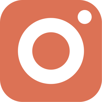 Instagram logo with a rounded square shape, a large circle in the center, and a smaller circle in the top right corner.