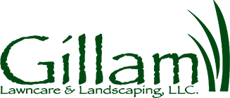Gillam Lawncare & Landscaping LLC logo with the company name and green grass graphic.