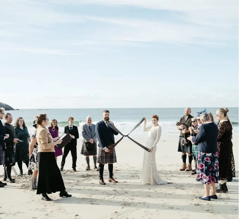 Strandzeremonie in Schottland – freie Trauung am Meer