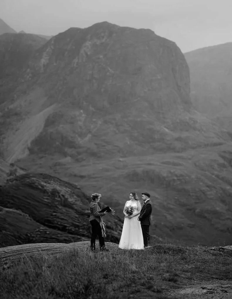 Trauzeremonie Elopement Schottland