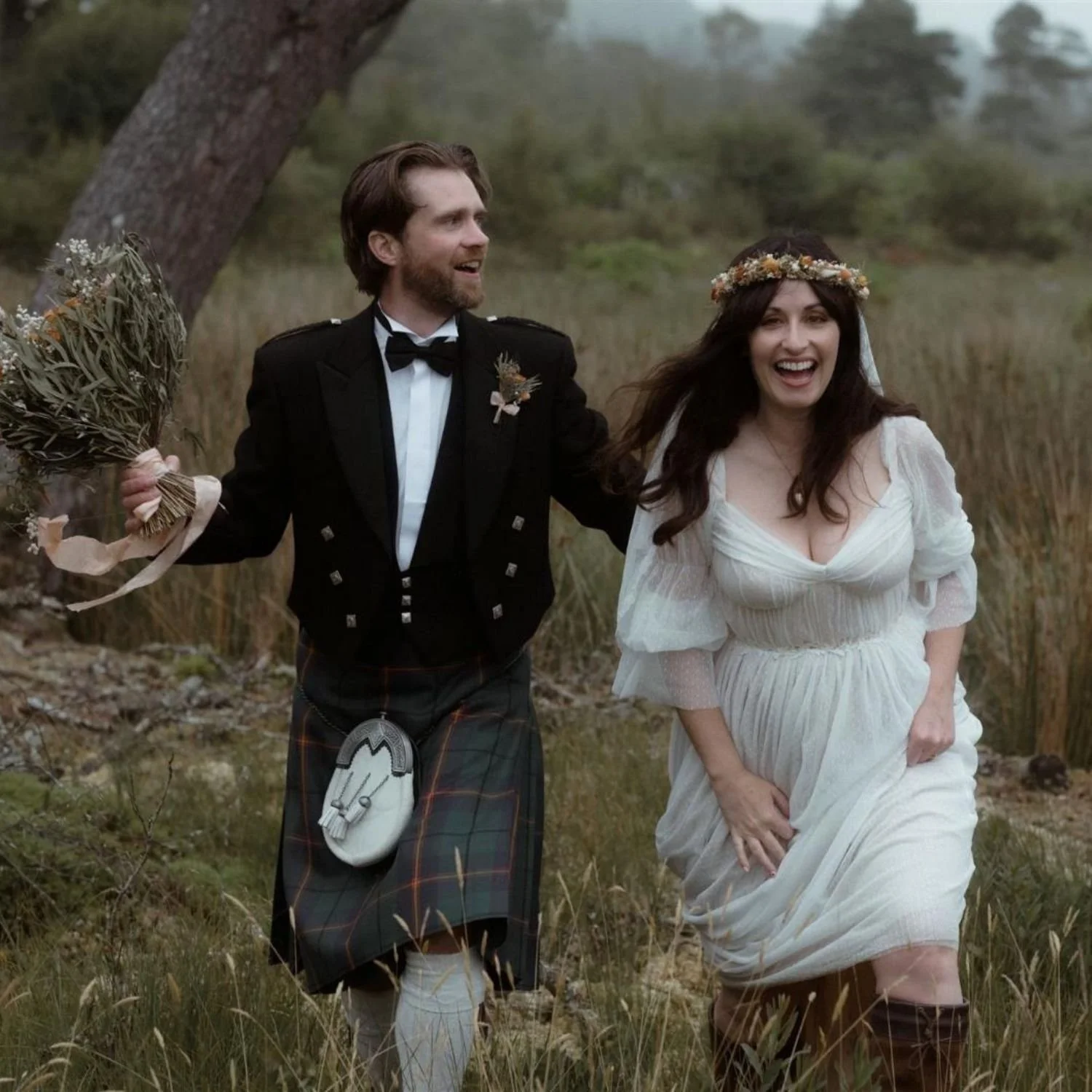 ochzeitsfotoshooting im Kilmartin Glen, Natur pur