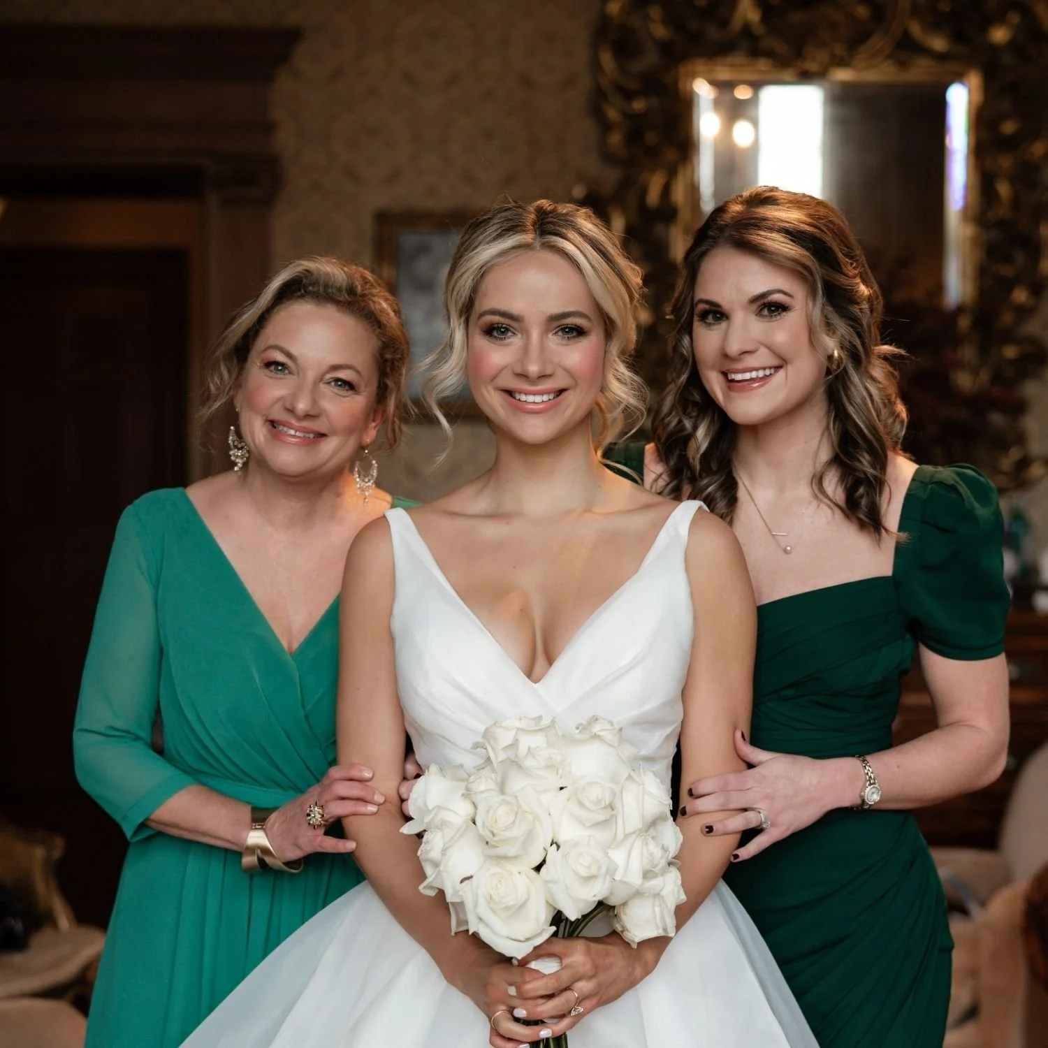 Getting Ready Braut vor der Trauung mit Hair & Make-up Styling für die Braut und Gäste