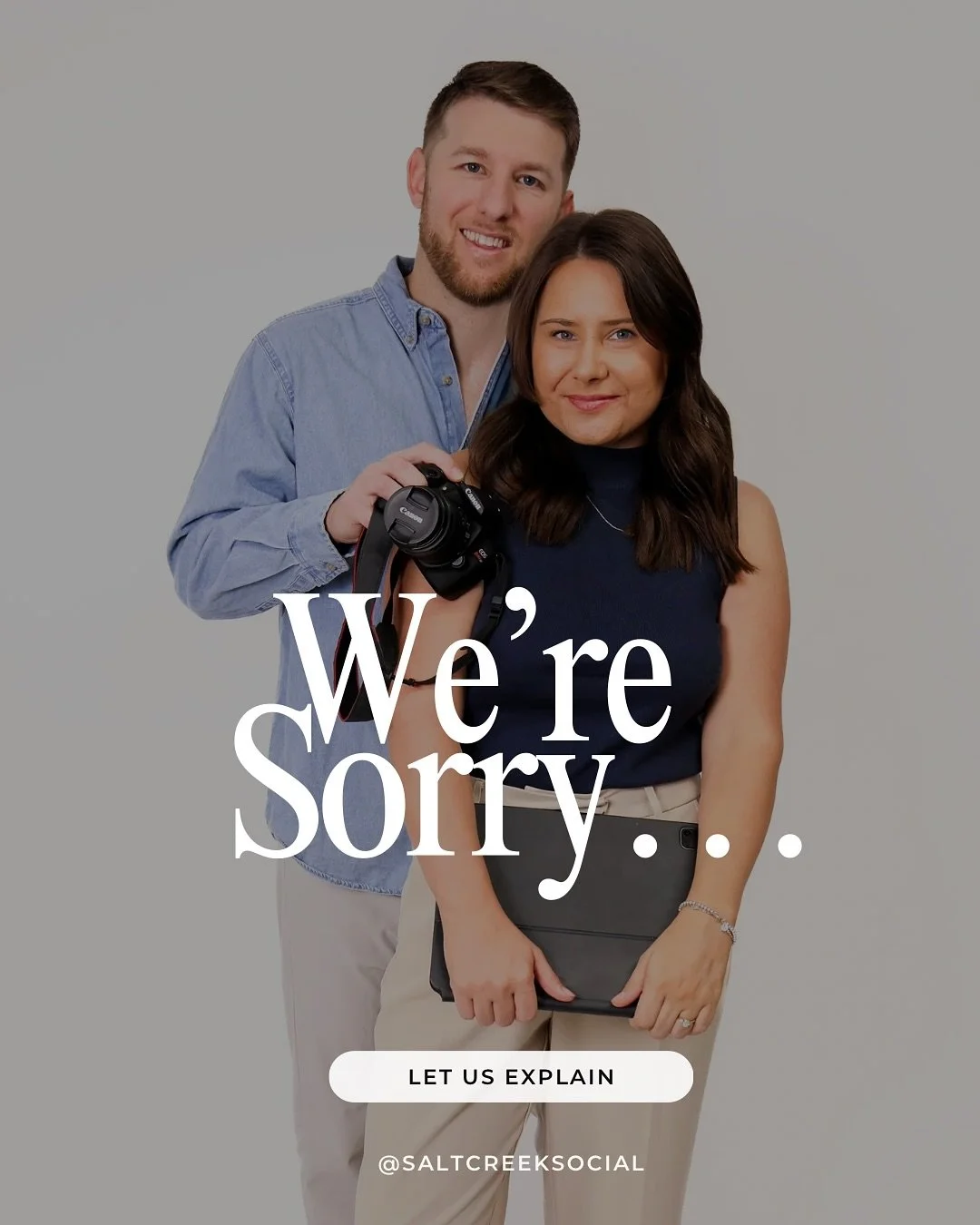 We&rsquo;re sorry🤭

#socialmediagency #socialmedia #explorepage #cotentcreation