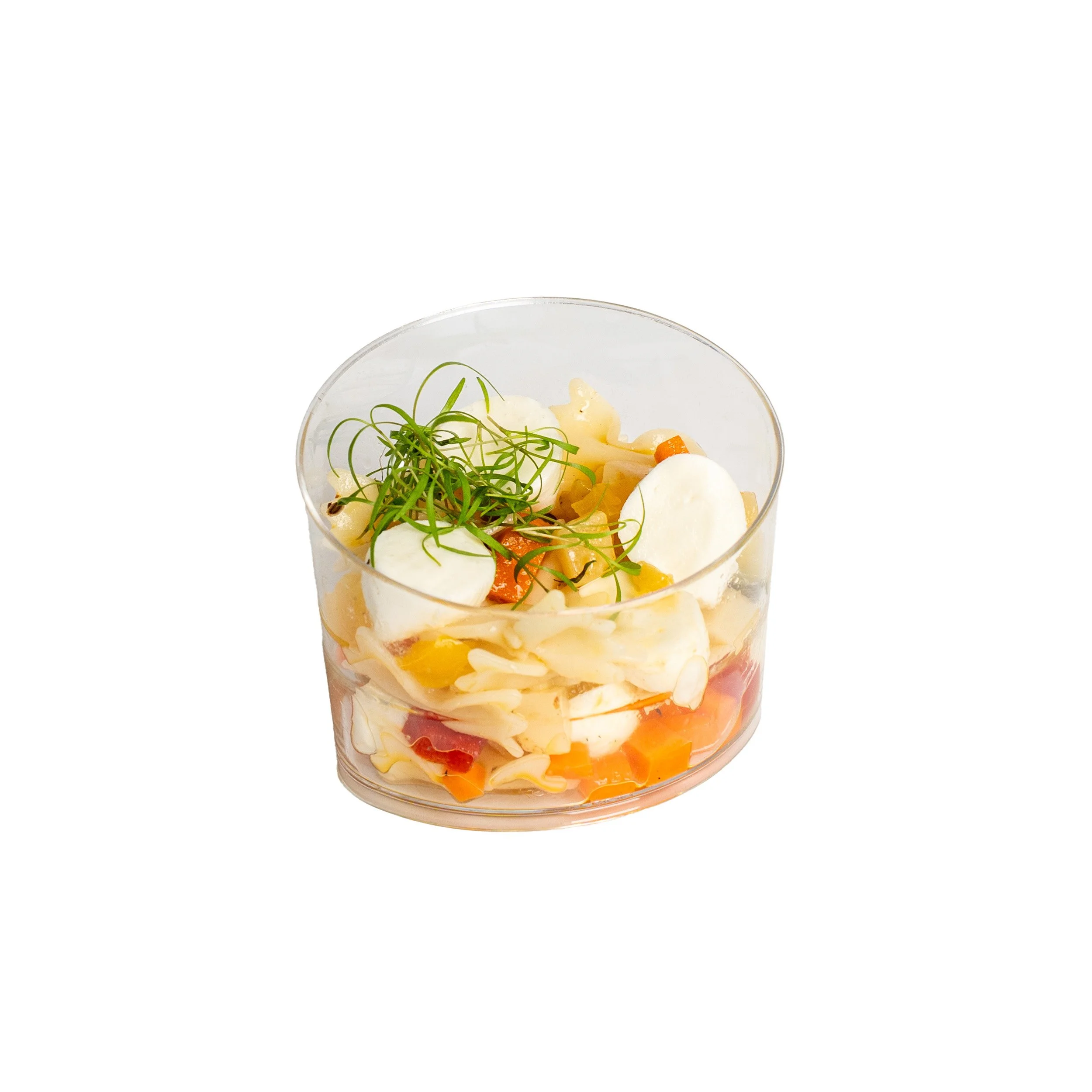 Mozzarellás, zöldséges tésztasaláta