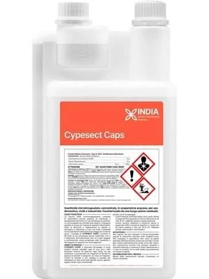 CYPESECT CAPS 1 L – Insetticida Microincapsulato Concentrato Cipermetrina e PBO Contro Insetti Volanti e Striscianti