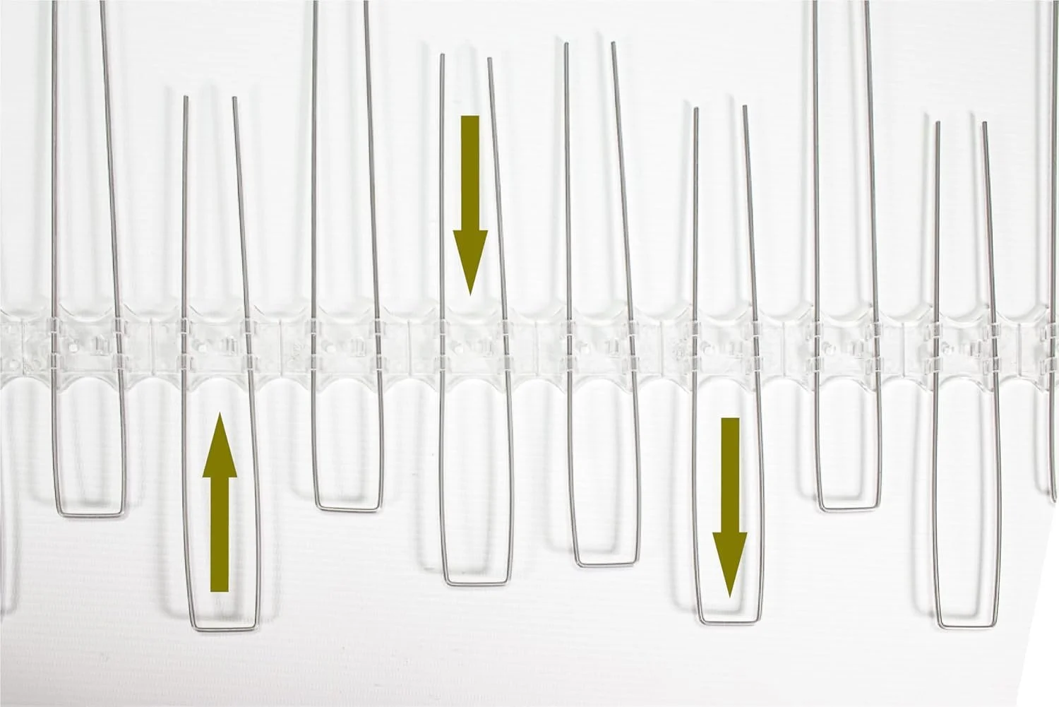 Barriera Antipiccione Bird Powersolar Pro 19 cm – Acciaio Inox AISI 302 per Pannelli Fotovoltaici 1 mt con 4 ganci