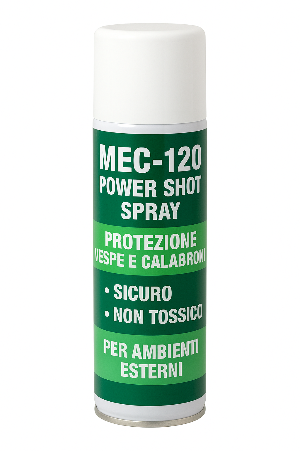 MEC 120 Power Shot Spray – Protezione Vespe e Calabroni, Sicuro e Non Tossico per Ambienti Esterni