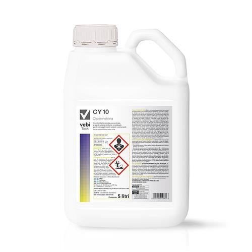 CY10 Insetticida Concentrato 5 lt– Azione Snidante e Residuale per Zanzare, Vespe  e Insetti Striscianti