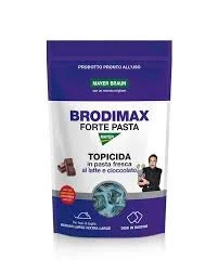 BRODIMAX Forte Pasta GIX 1,5 kg – Esca Rodenticida Monodose Aroma Latte e Cioccolato per Topi e Ratti