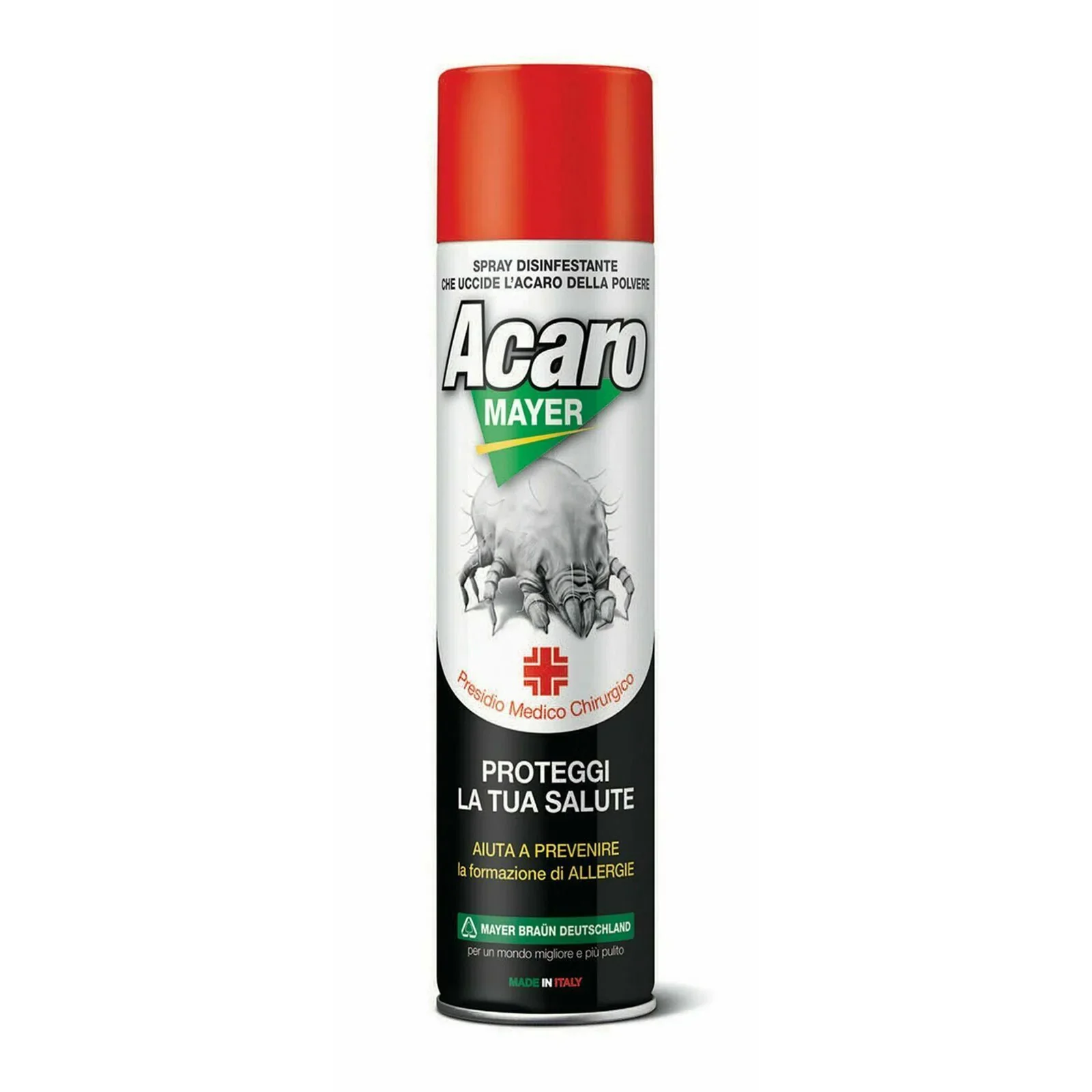 Acaro Mayer 400 ml Spray Disinfestante Pronto Uso – Efficace Contro Acari della Polvere, Azione Immediata