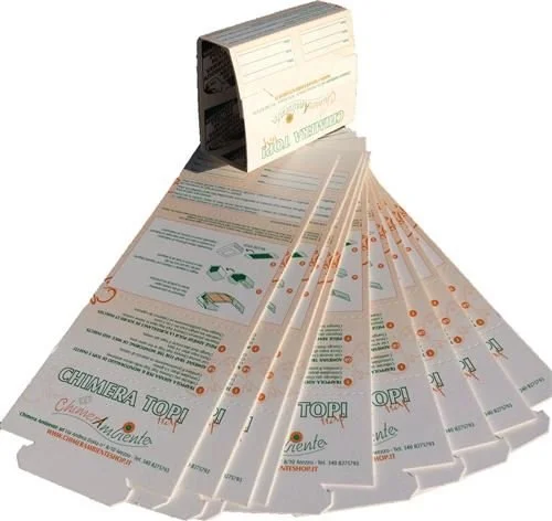 Basi Collanti Chimera per Topi e Insetti - conf. 10 Pezzi - Non Tossiche | Controllo Infestazioni (Copia)