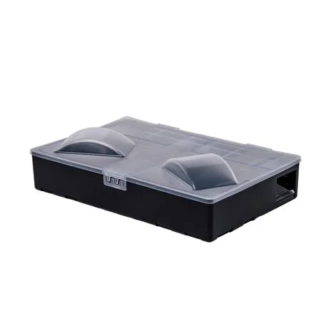 Multicattura in Plastica Trasparente con Bugne – Trappola Professionale per Monitoraggio Topi e Insetti Striscianti HACCP