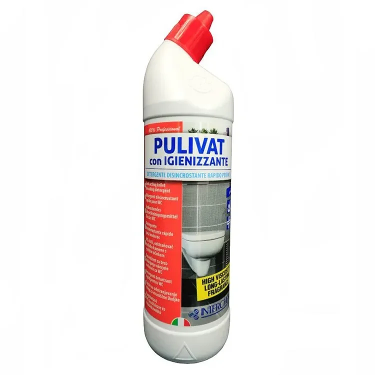 Pulivat 750 ml – Detergente Disincrostante Rapido per WC con Azione Deodorante