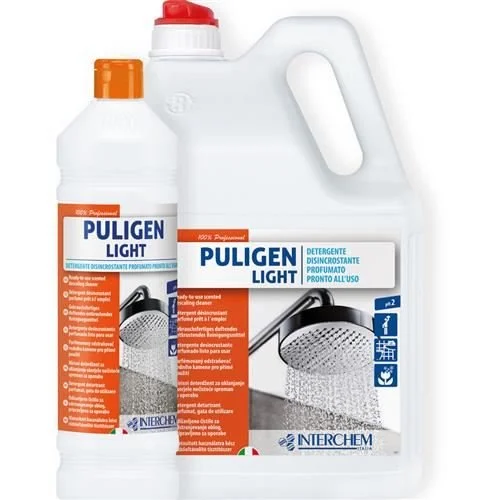 Puligen Light Detergente Disincrostante – Rimuove Calcare, Grasso e Residui Saponosi