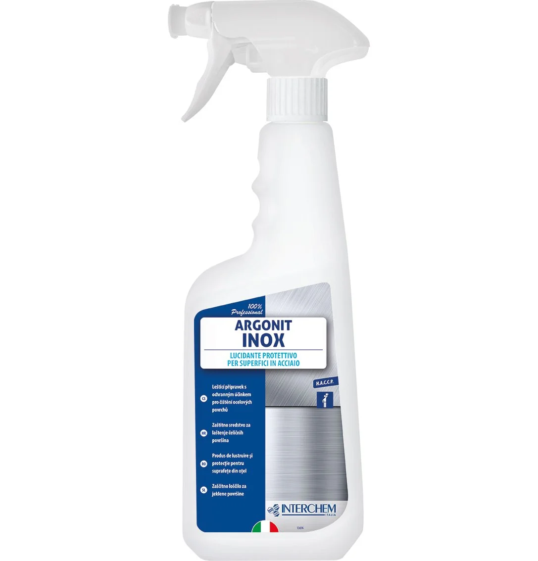 Argonit Inox Spray 750 ml – Lucidante Protettivo per Superfici in Acciaio