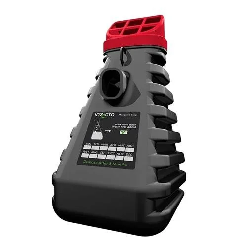 Sistema Antizanzare Inzecto – Trappola Larvicida Pronta all’Uso fino a 100 mq – Autonomia 3 Mesi