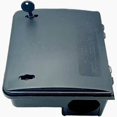 Erogatore Esca Rodenticida Beta – Contenitore Sicuro per Topi e Ratti, Protezione Anti-Manomissione per Derattizzazione