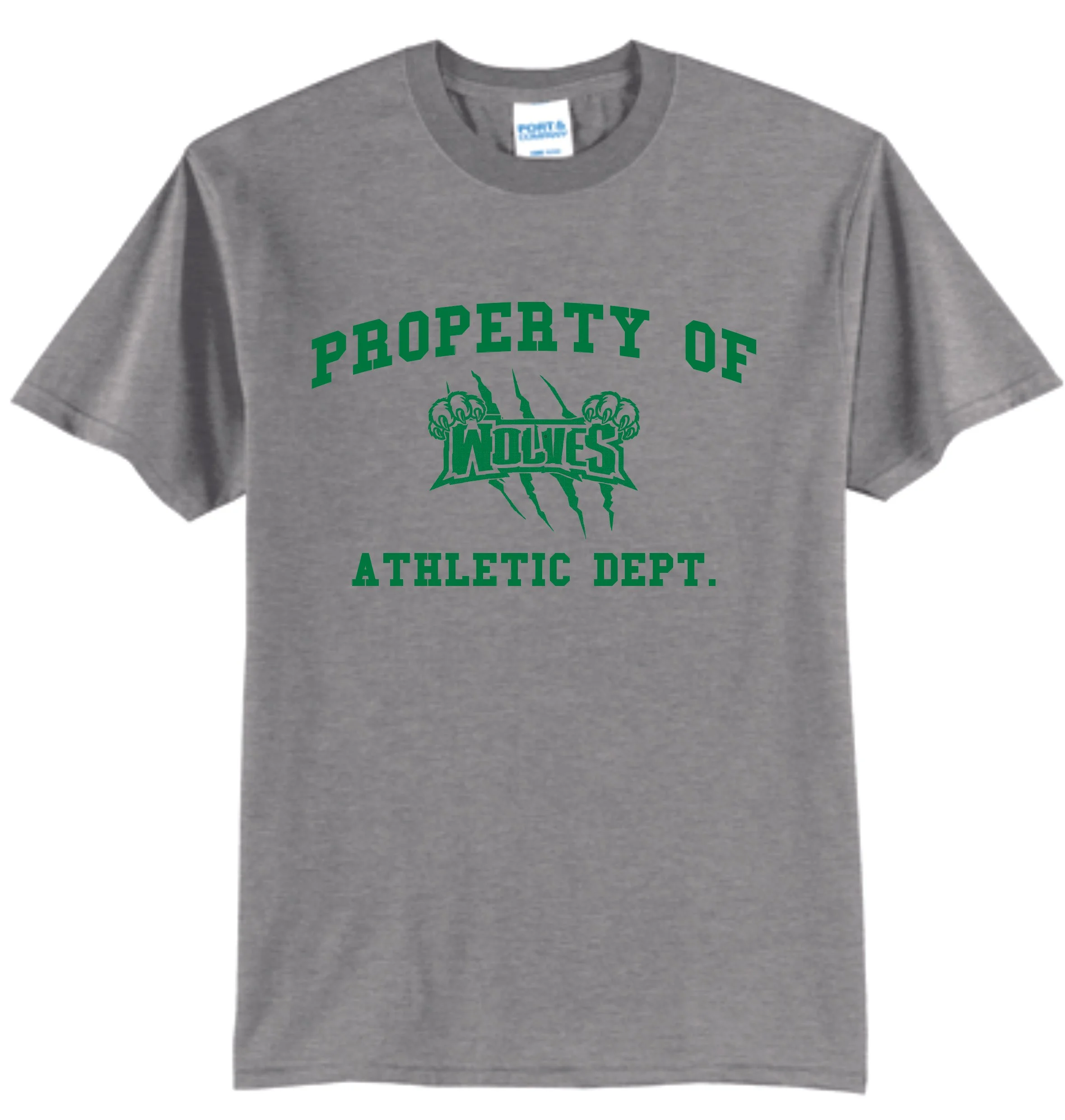 Grey Property of Wolves T-Shirt