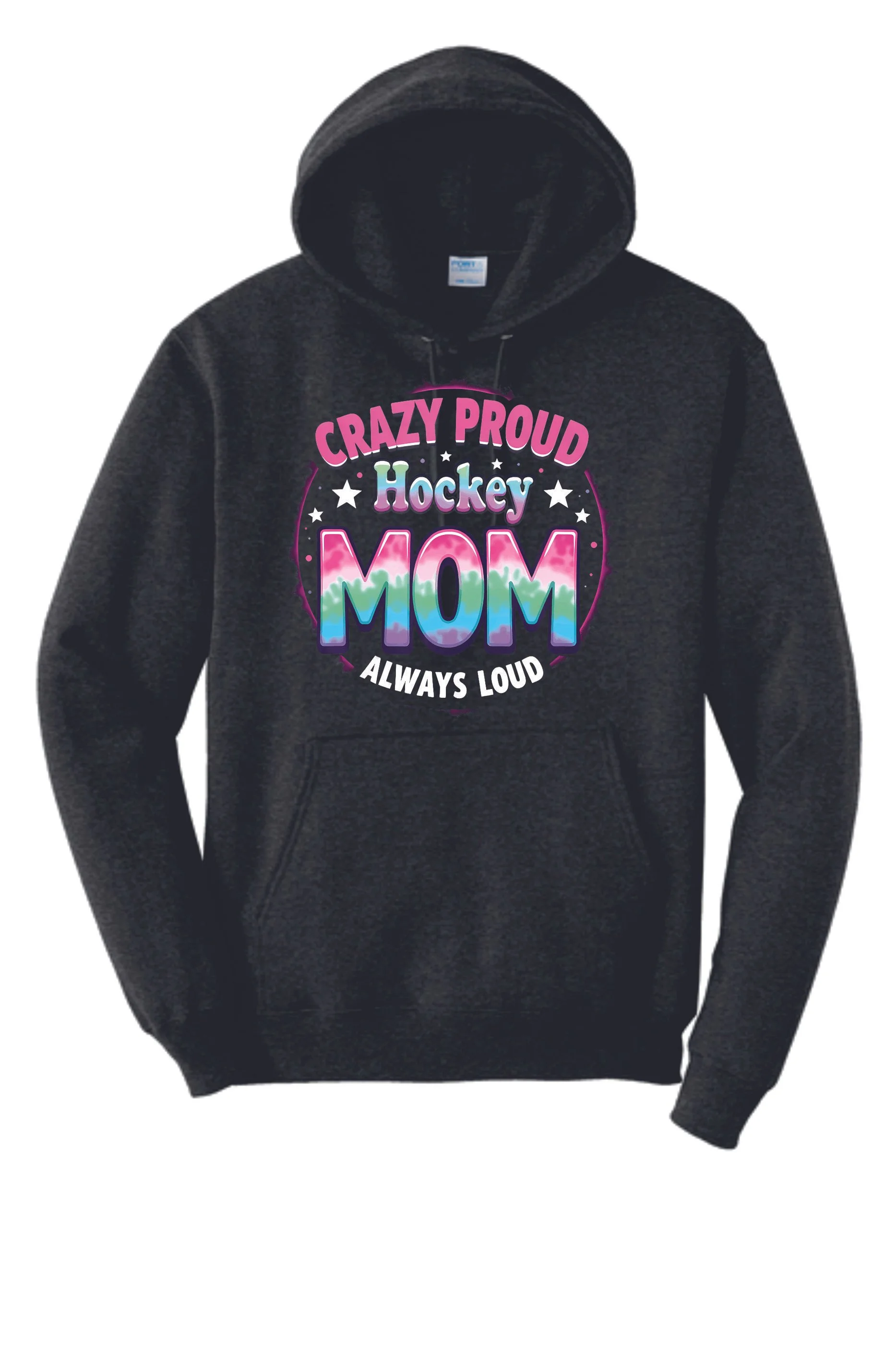 Crazy Proud Hockey Mom Hoodie