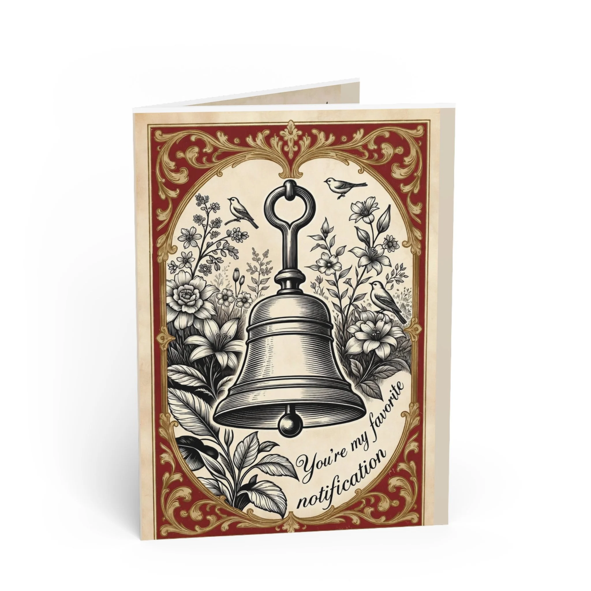 You're My Favorite Notification Punny Victorian Valentines