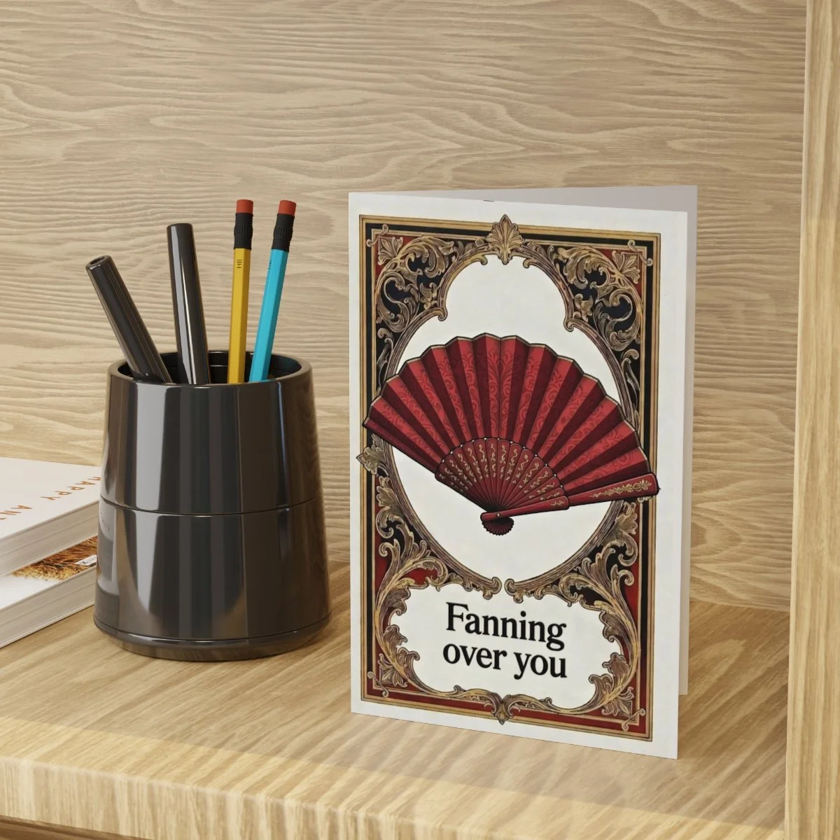 Fanning Over You Punny Victorian Valentines 2026