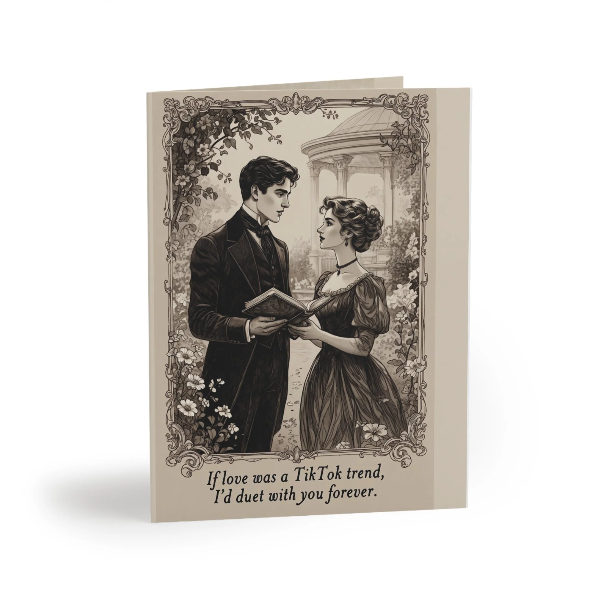 I'd Duet with You Punny Valentines Card