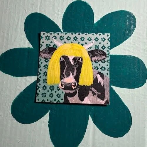 Cow Wig Print
