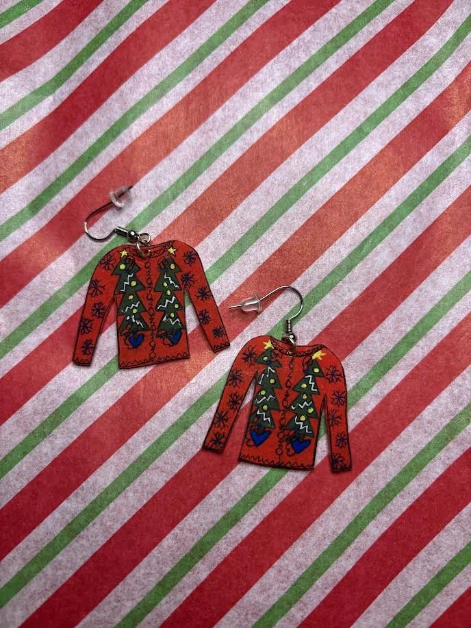 Christmas Sweater Earrings