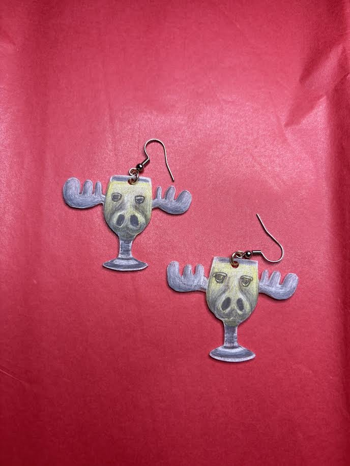 Christmas Vacation Egg Nog Earrings