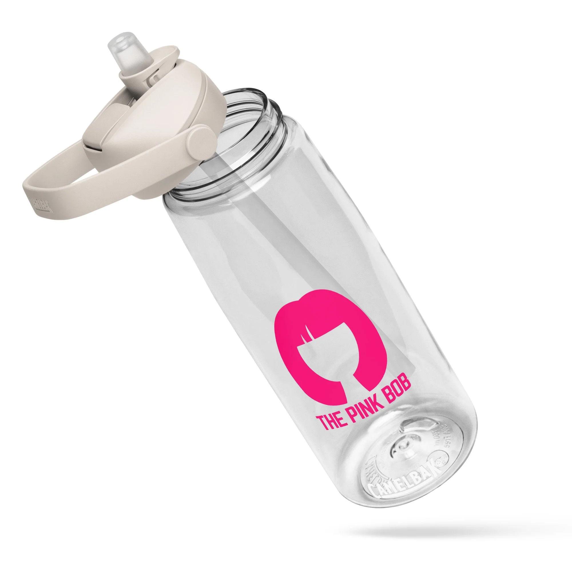 The Pink Bob Flip straw water bottle