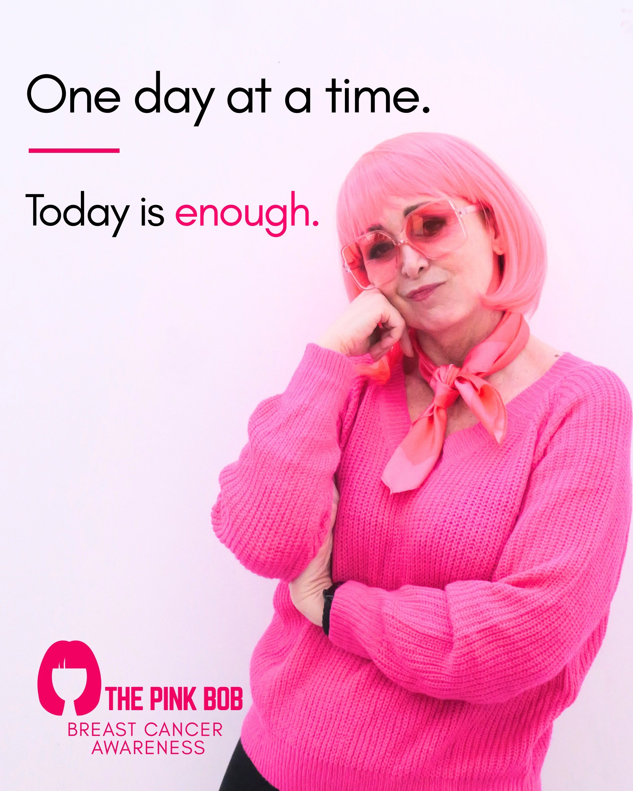 Happy Monday. 🩷
You don't have to feel brave. You just have to show up.
That's it. That's enough. Whatever today looks like for you, getting out of bed, making it to an appointment, sitting with someone you love, or simply getting through the next h