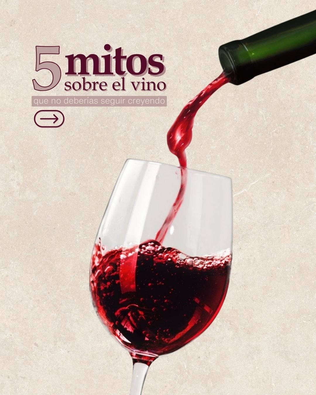 Mitos que todav&iacute;a escuchamos sobre el vino (y deber&iacute;amos dejar atr&aacute;s)

🍷 El vino caro siempre es mejor
🍷 El vino blanco se toma bien fr&iacute;o
🍷 El vino tinto se toma a temperatura ambiente
🍷 Los vinos j&oacute;venes son de