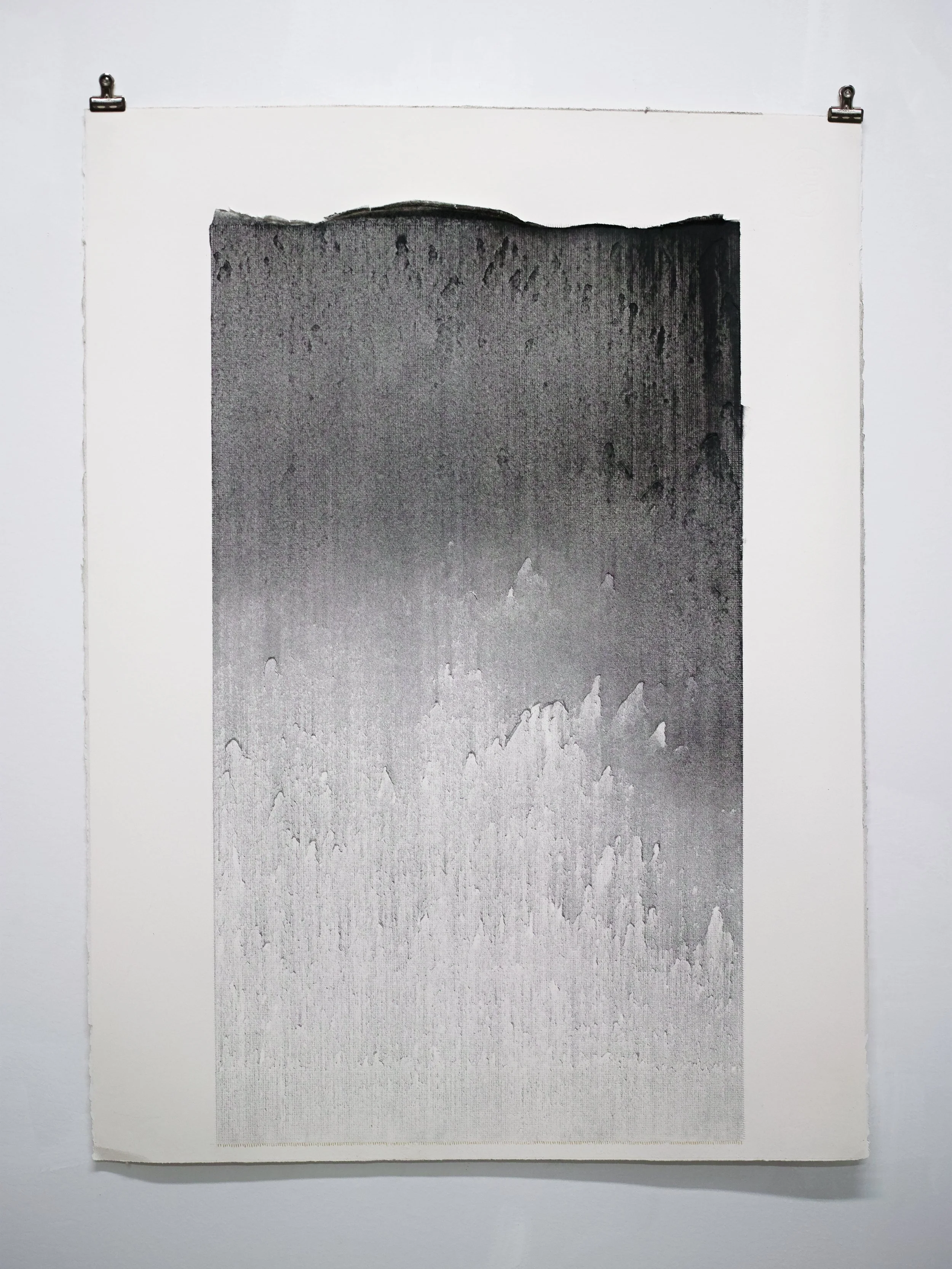 Large scale drawing part of a Triptych.,