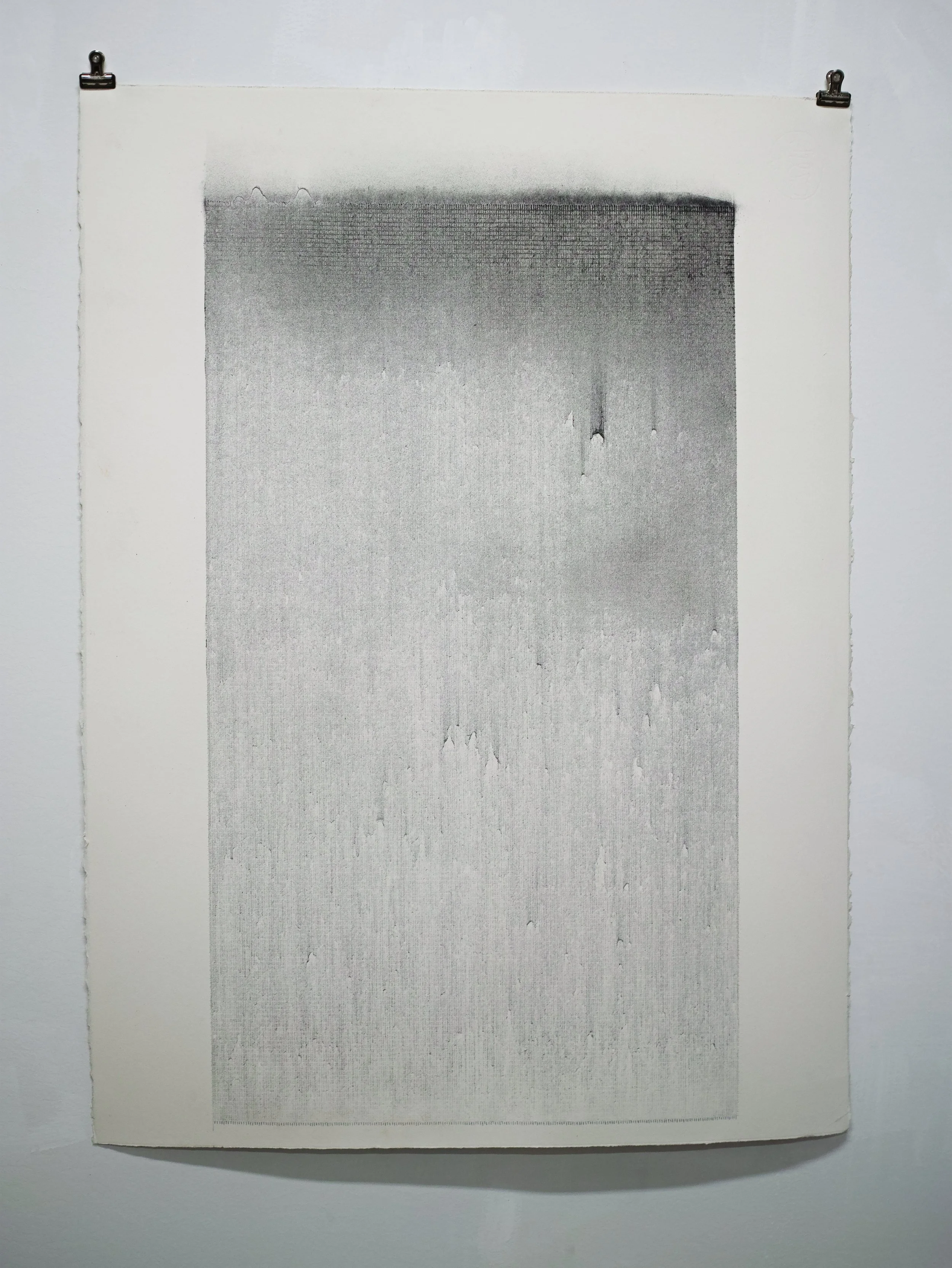 Large scale drawing utilizing geometry and structure.