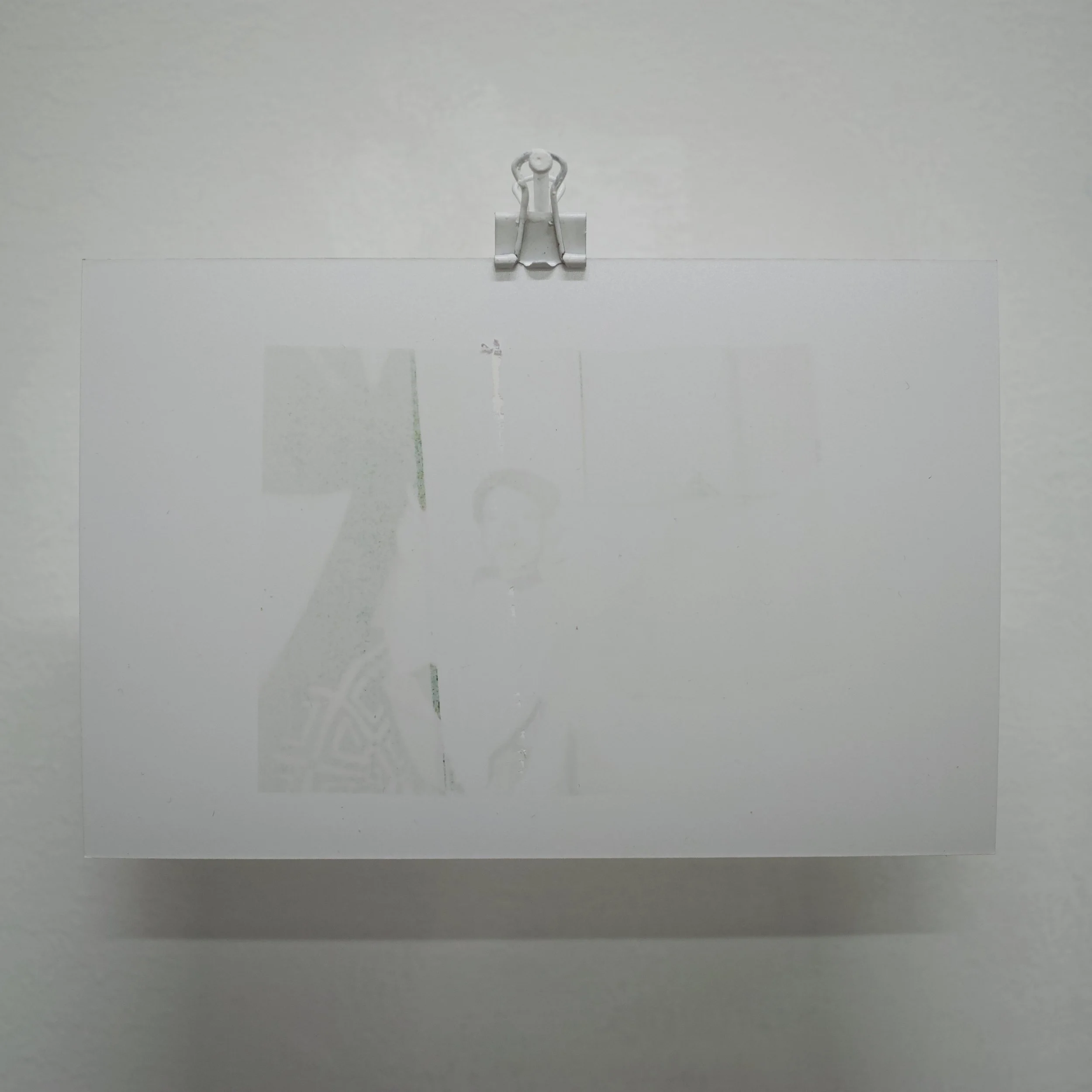 Subtle snapshot photography from the artist's family album, utilizing subtraction by various means.