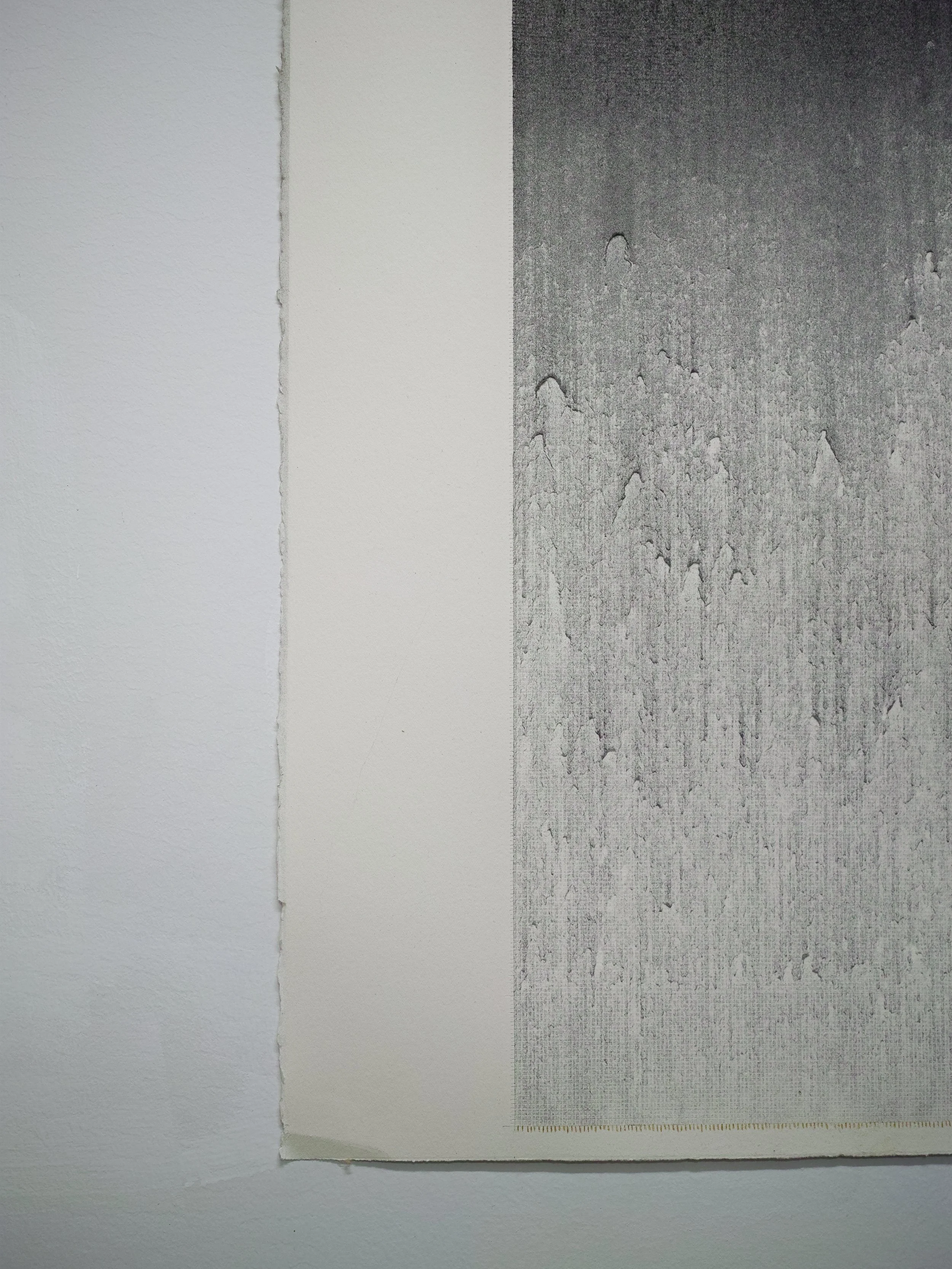 Detail of a large scale drawing.