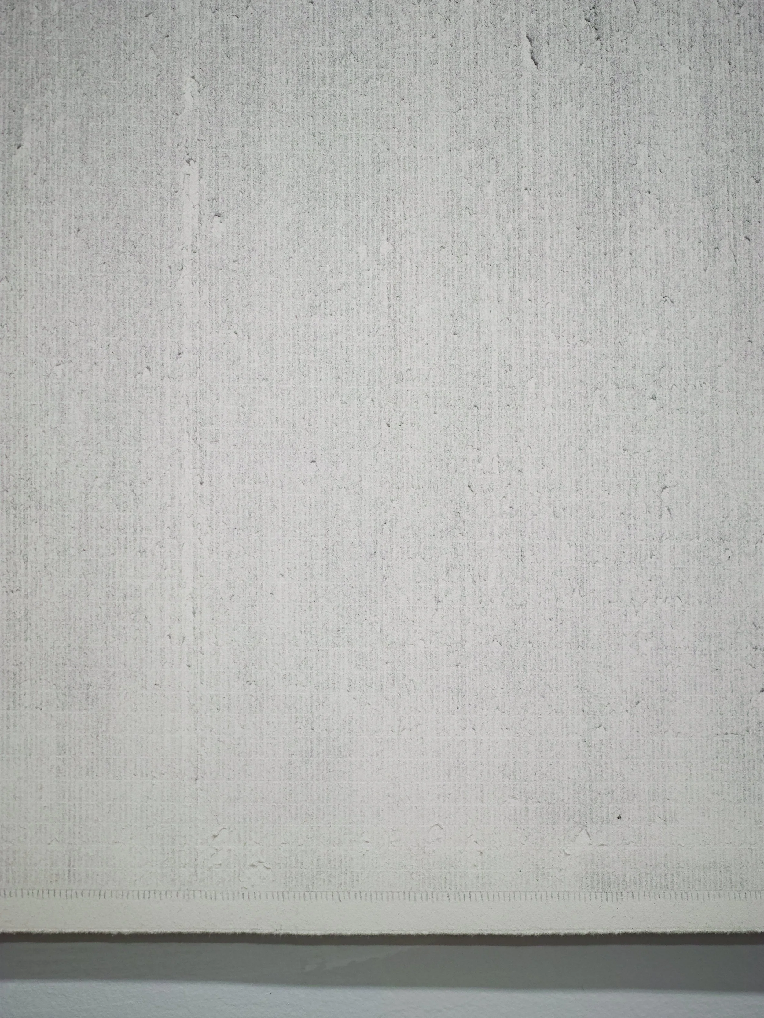 Detail of a large scale abstract charcoal drawing.