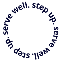 circle step up serve well